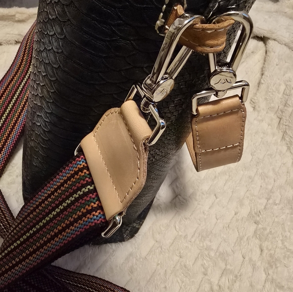 CONSUELA Rattler Hobo Tote Handbag With New Guitar Strap. - Picture 6 of 12